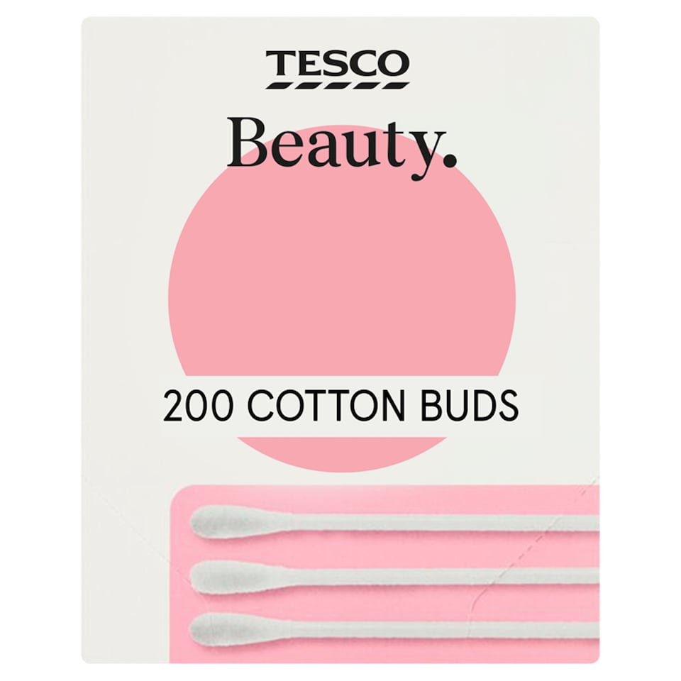 Tesco Beauty Cotton Buds 200 Pack