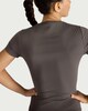 image 3 of F&F Active EVERYHOUR Short Sleeved T-Shirt  in Chocolate