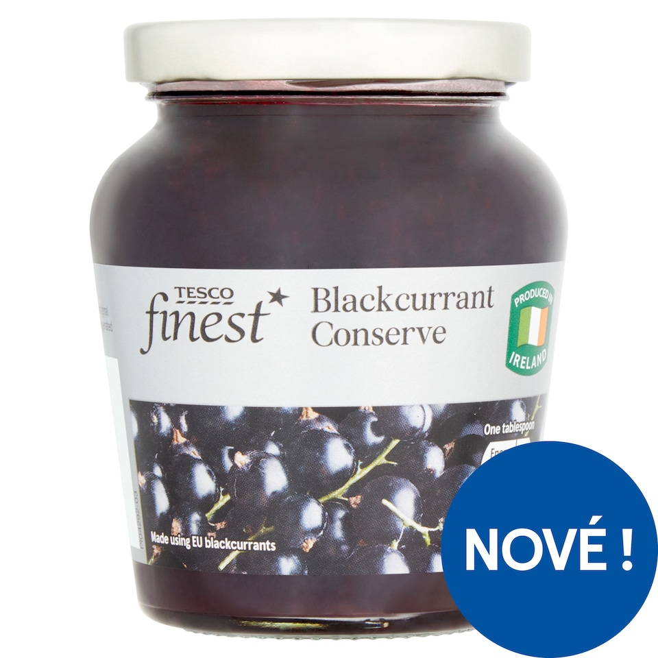 Tesco Finest Blackcurrant Conserve 320g