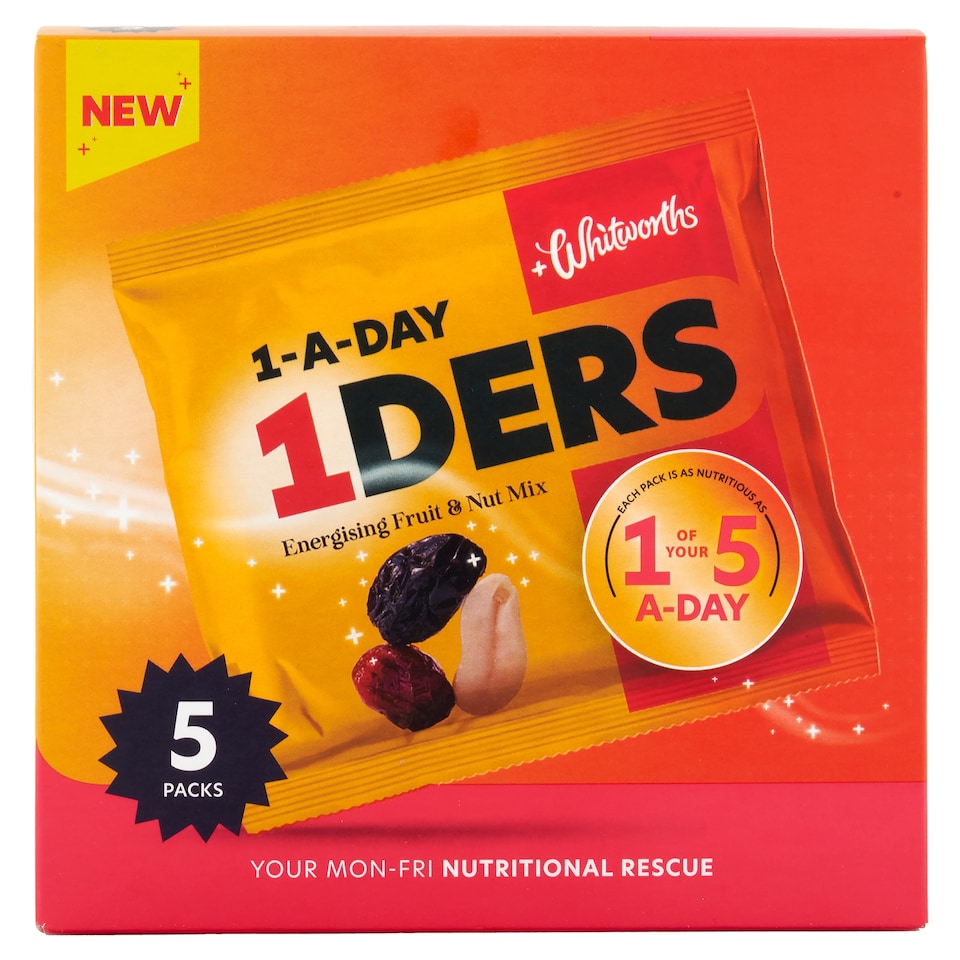 Whitworths 1-Ders Fruit & Nut Mix 5 x 30g Multipack