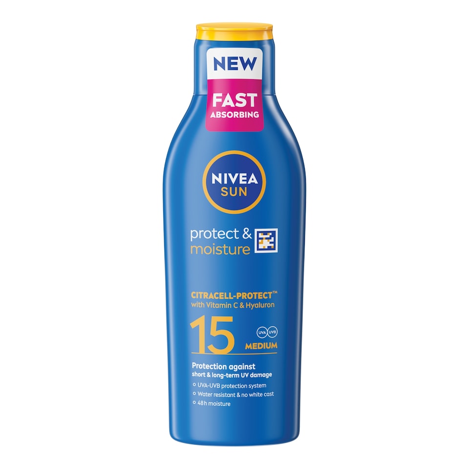 image 1 of NIVEA SUN Protect & Moisture Sun Lotion SPF15 200ml