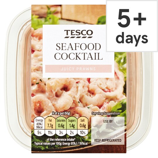 Tesco Seafood Seafood Cocktail Sandwich Filler 250G Tesco Groceries