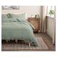 image 1 of F&F Home Bedding Muslin Sage Duvet Set King