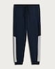 image 4 of F&F Active TECHSPORT Regular Fit Colour Block Cuffed Joggers in Navy