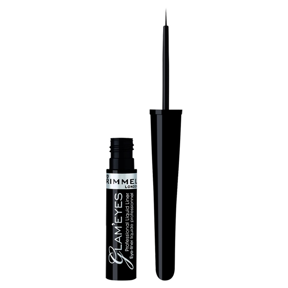 image 1 of Rimmel Glam'eyes Professional Liqueur E/Liner Black Glamour
