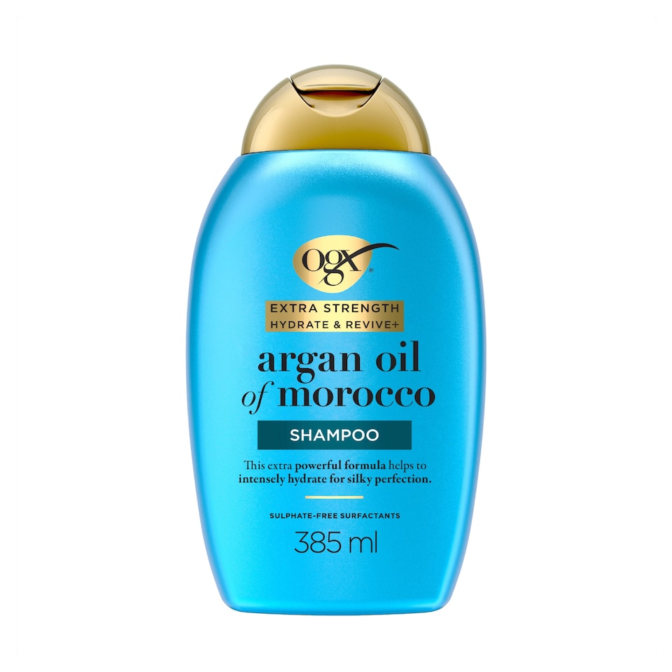 image 1 of OGX Hydrate & Revive Argan Oil of Morocco Extra Strength Shampoo 385ml