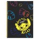 image 4 of Disney Stitch Black sešit s plastovou spirálou A4 čtverečkovaný 100 listů