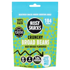 Noisy Snacks Broad Beans Beef Brisket Flavoured 100G