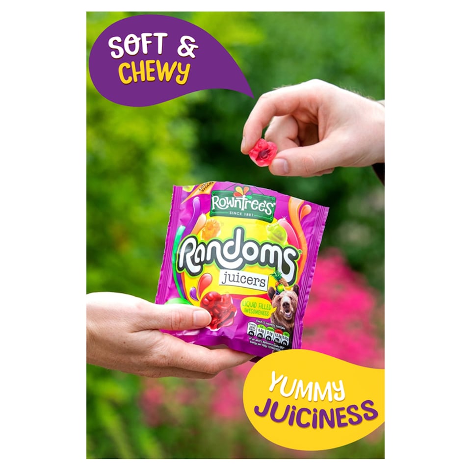 image 1 of Rowntree's Randoms Juicers Sweets Sharing Bag 140g