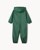 image 2 of F&F School Unisex Zip Up Puddlesuit in Green
