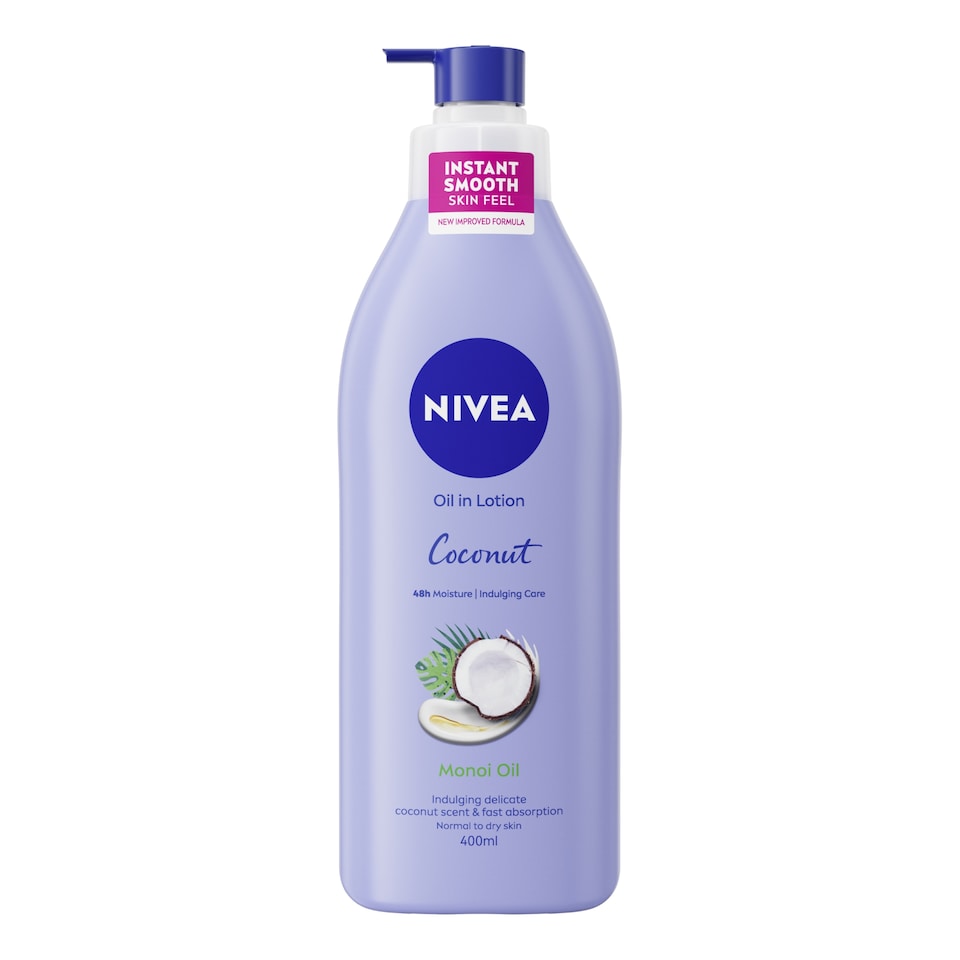 NIVEA Coconut & Monoi Oil Body Lotion Normal to Dry Skin 400ml
