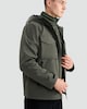 image 3 of F&F Hooded Shower Resistant Utility Jacket in Khaki