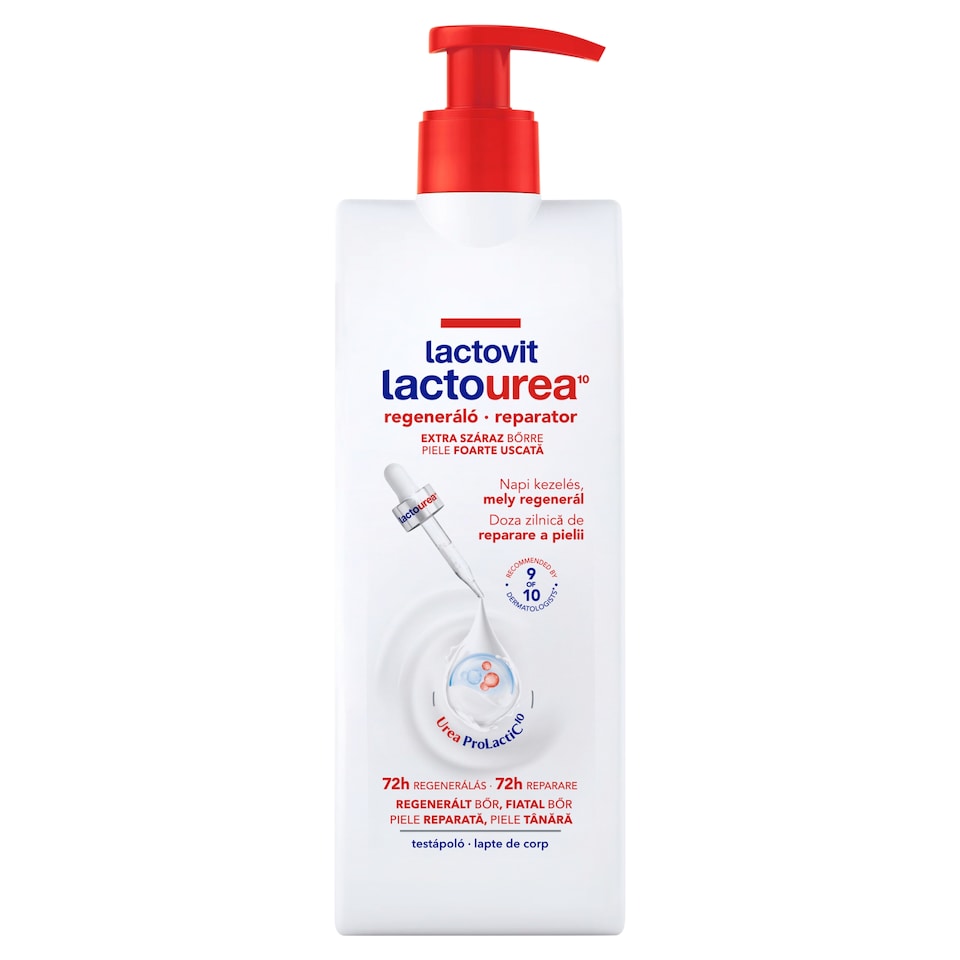 Lactovit Lactourea regeneráló testápoló extra száraz bőrre 400 ml