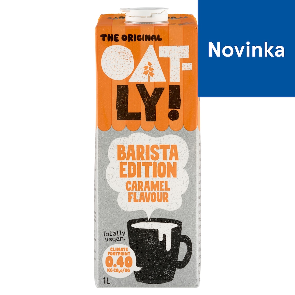 obrázok 1 z Oatly! Barista Edition ovsený nápoj s karamelovou príchuťou 1 l