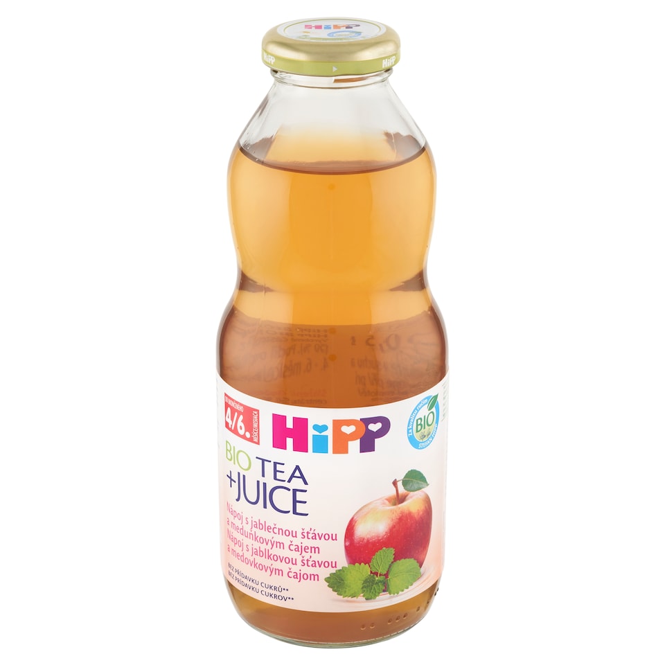 image 1 of HiPP Drink with Apple Juice and Lemon Balm Tea 0.5L