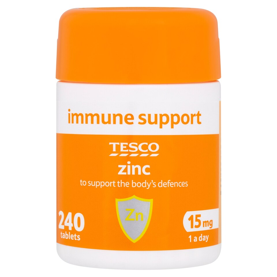 Tesco Zinc 15Mg X 240
