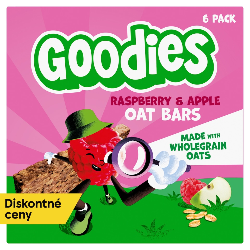obrázok 1 z Goodies ovsené tyčinky malina a jablko 6 x 23 g
