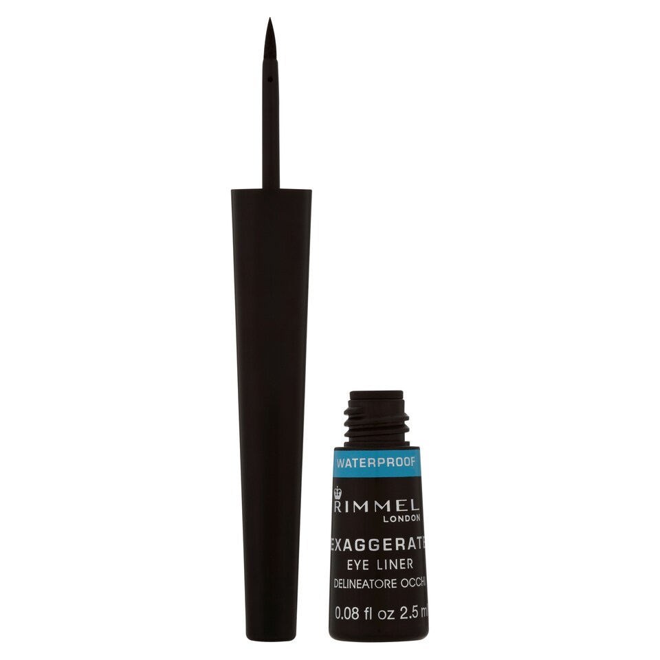 image 1 of Rimmel Waterproof Liquid Eyeliner Black 2.5Ml
