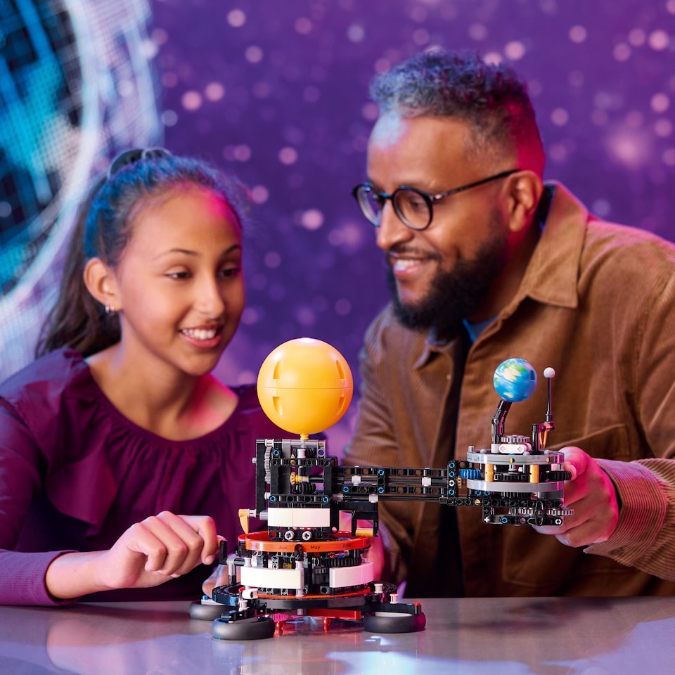 image 1 of LEGO Technic 42179 Planet Earth And Moon In Orbit