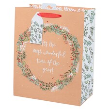 Tesco Kraft Wreath Large Bag
