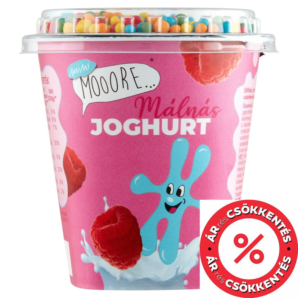 Mini Mooore málnás joghurt 150 g