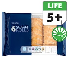 Tesco Sausage Rolls 6 Pack 400g
