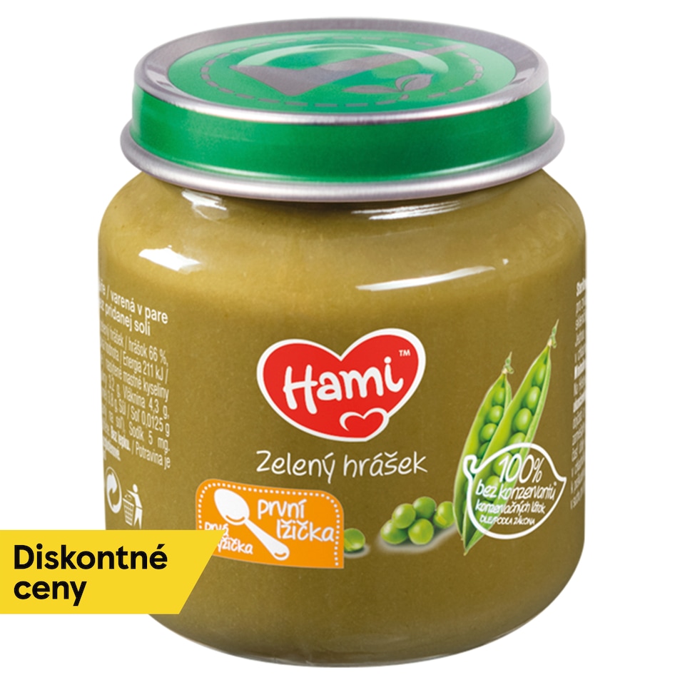 Hami príkrm Zelený hrášok 125 g