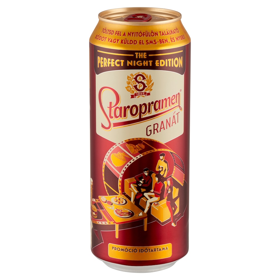 Staropramen Granát minőségi félbarna sör 4,8% 0,5 l