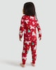image 3 of F&F Girls Pure Cotton Christmas Unicorn Top and Cuffed Joggers Pyjamas in Red Multi