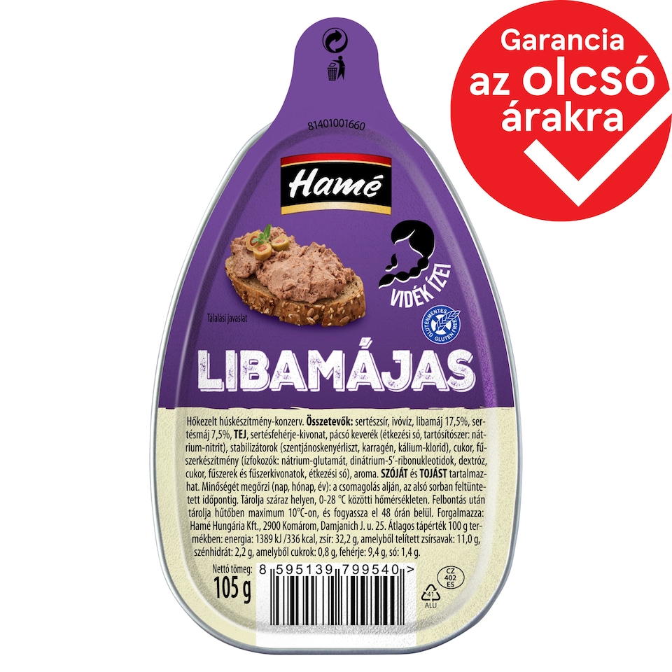 Hamé libamájas 105 g
