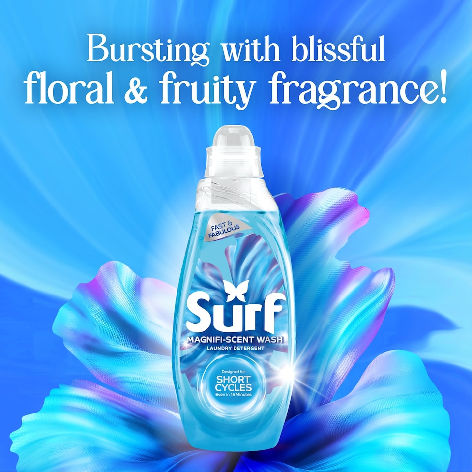 image 1 of Surf Magnifi-Scent Wash Aqua Bliss Laundry Detergent 31 Washes 837ml