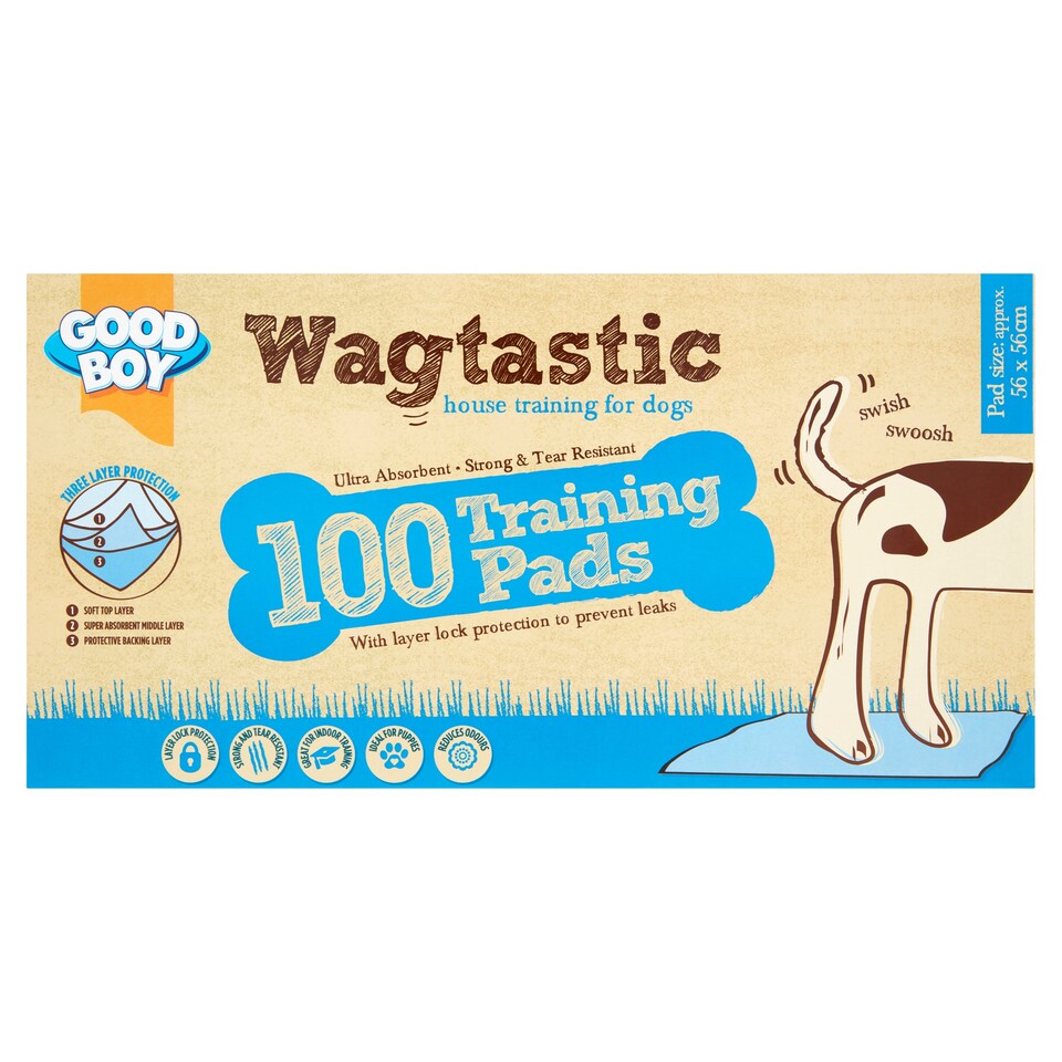 Good Boy Wagtastic Training Pads 100 Pack