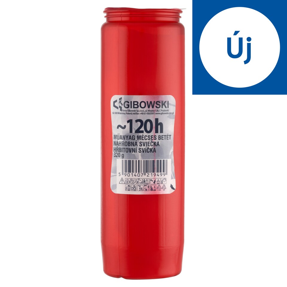 Gibowski műanyag mécses betét 320 g