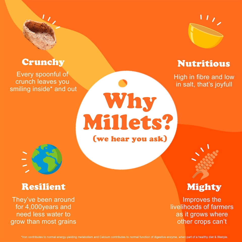 image 1 of Joyfull Millets Choco & Nut Crunchy Muesli 450g