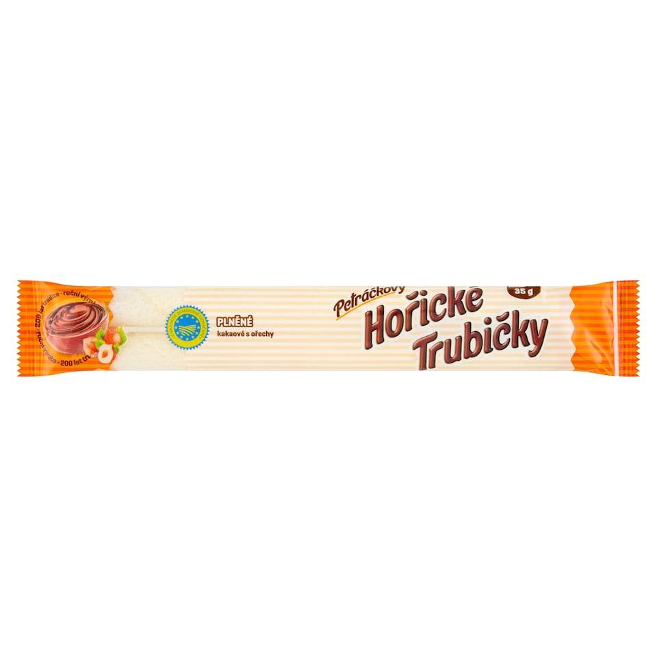 image 1 of Petráčkovy Hořické Trubičky Filled with Cocoa and Nuts 35g