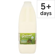 Graham's Organic Semi-Skimmed Milk 2 Litre
