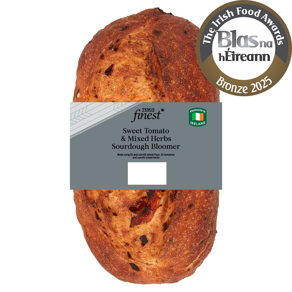 Tesco Finest* Sweet Tomato And Mixed Herb Sourdough 505G