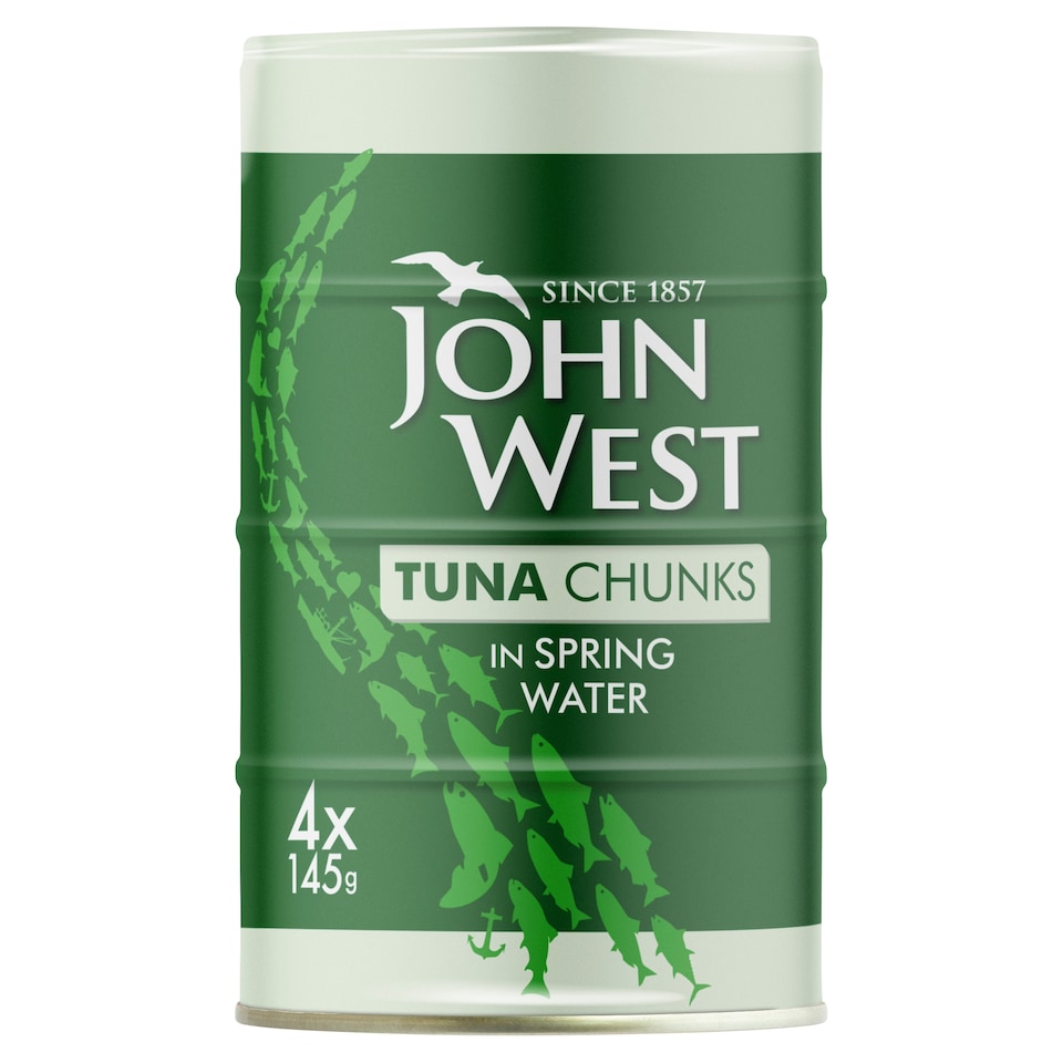 John West Tuna Chunks Spring Water 4X145g
