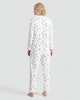 image 3 of F&F Tree Print Button Through Pyjamas in Cream