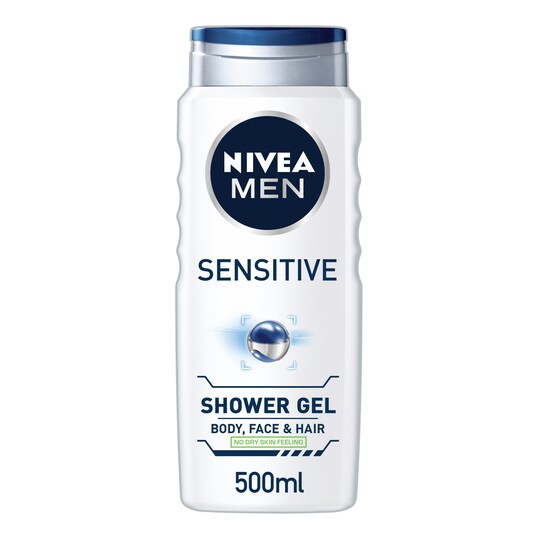 Nivea Men Sensitive Shower Gel 500Ml Tesco Groceries