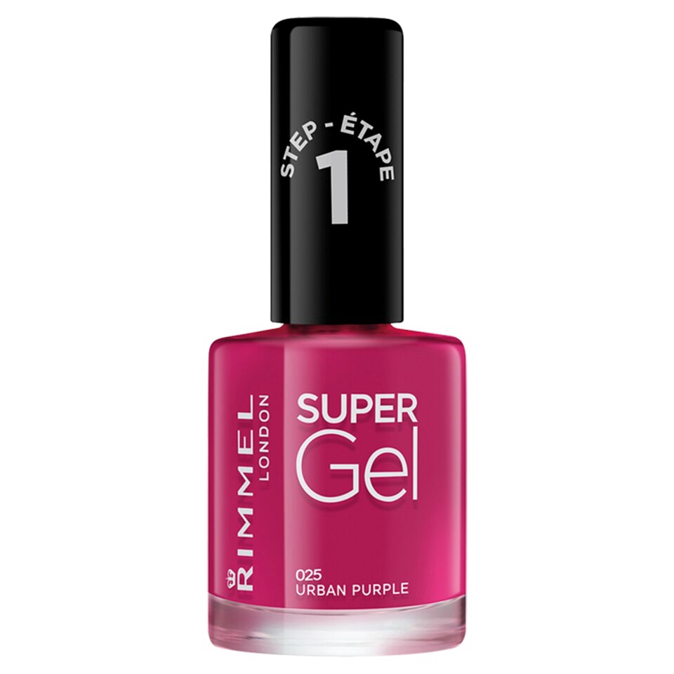 image 1 of Rimmel Super Gel Nailpolish Urban Purple 12Ml