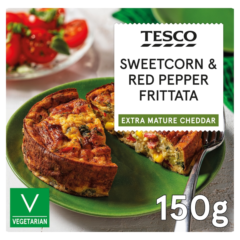 Tesco Sweetcorn & Red Pepper Frittata 150g