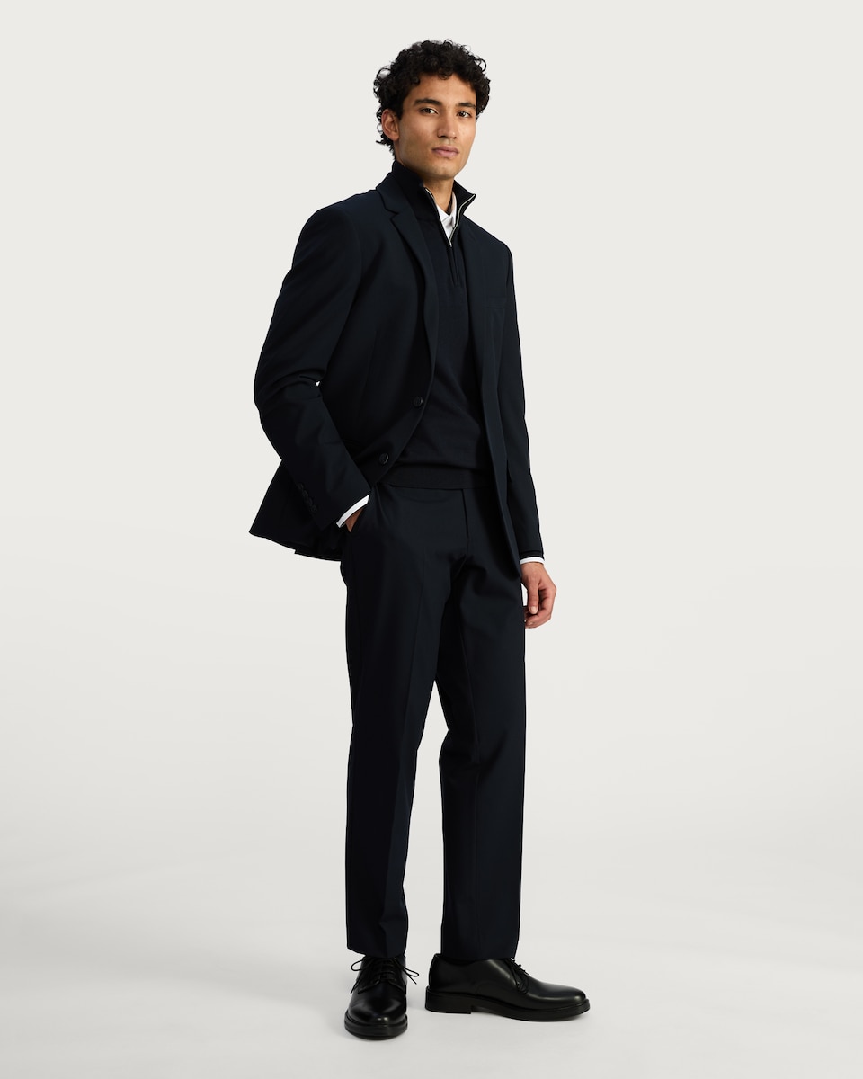 image 1 of F&F Tailored Formal Trousers in Navy