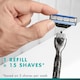 image 4 of Gillette Mach 3 Value Pack: Mens Razor + 12 Blade Refills
