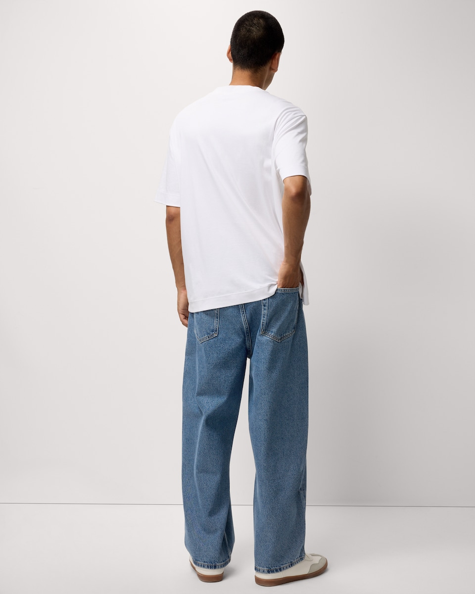 image 1 of F&F Relaxed Fit Jeans in Blue