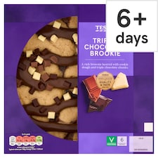 Tesco Triple Chocolate Brookie 445g