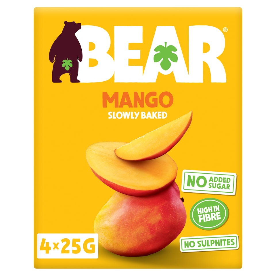 image 1 of BEAR Fruit Dried Mango 4x25g