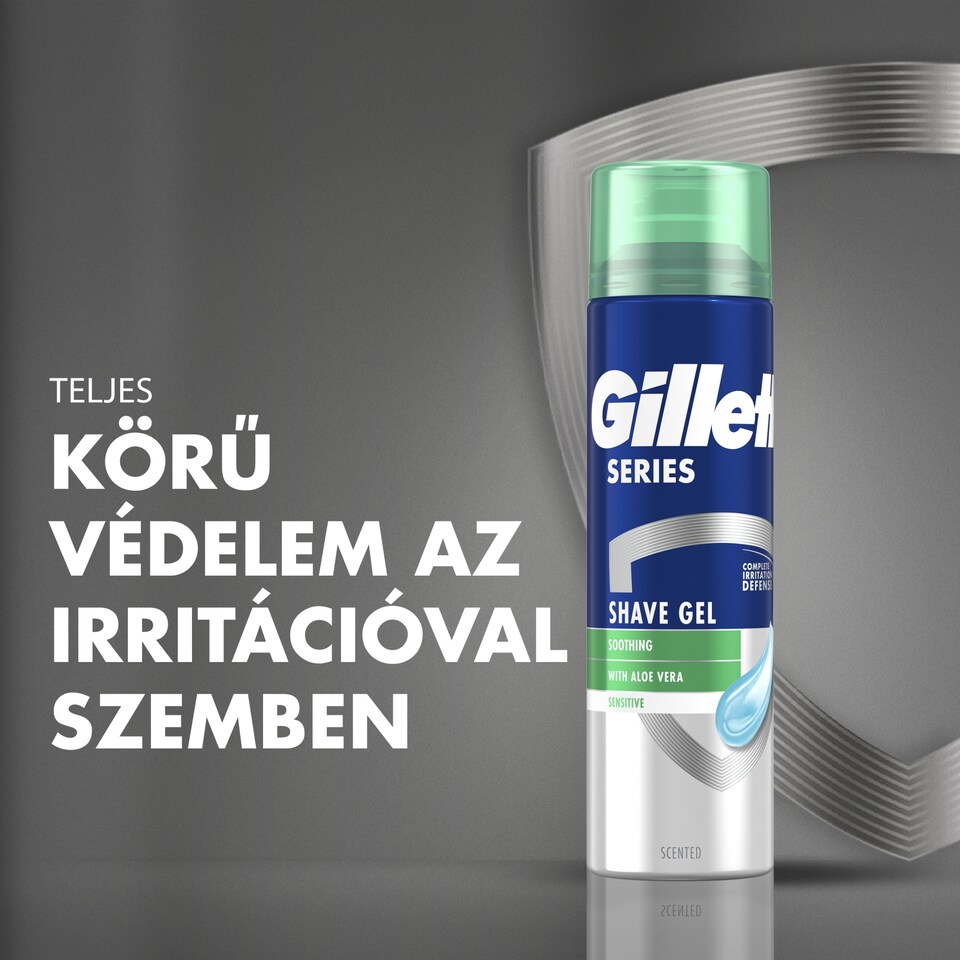 Gillette Series Nyugtató Hatású Borotvazselé Aloe Verával, 200ml  1. kép