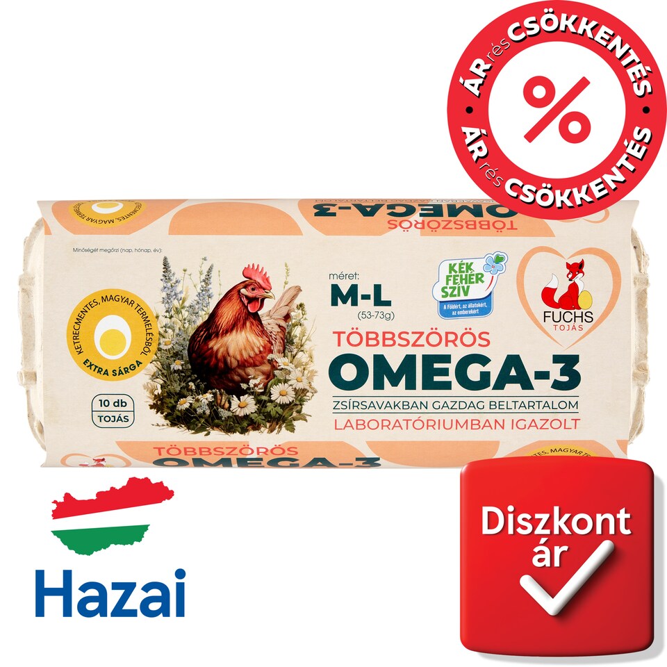 image 1 of Fuchs Extra Yellow Eggs M-L 10 pcs