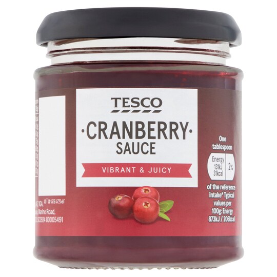 Tesco Cranberry Sauce 200G Tesco Groceries